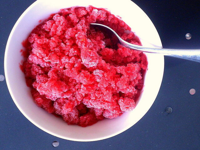 Erdbeer Granita