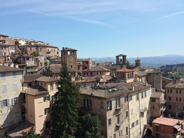 Blick über Perugia