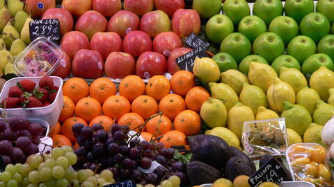 Obst auf dem Markt