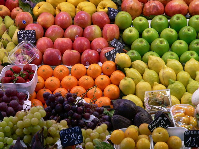 Obst auf dem Markt