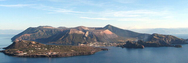 Ansicht der Insel Vulcano