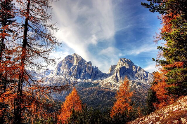 Dolomiten im Herbst