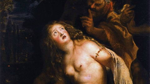 Susanna und die Älteren, Rubens, Detail