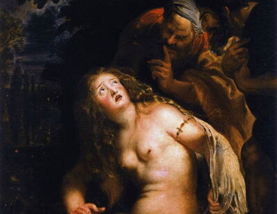 Susanna und die Älteren, Rubens, Detail