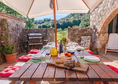 Podere Vignali, al Fresco speisen