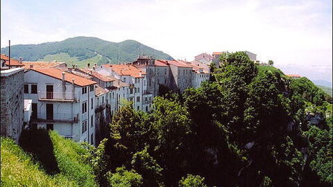 Ansicht der Stadt Capracotta
