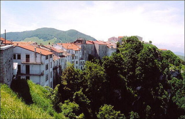 Ansicht der Stadt Capracotta