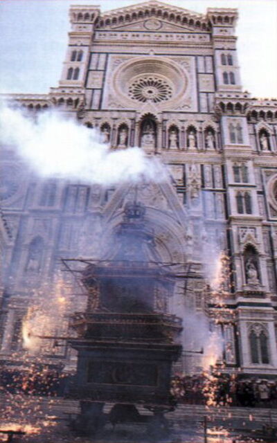 Die Veranstaltung der Explosion des Wagens