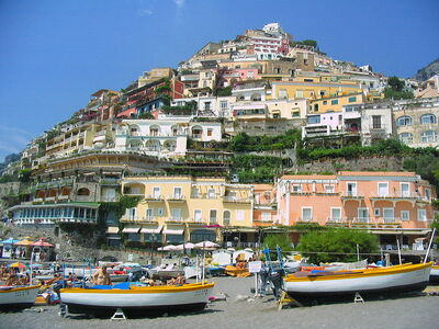 Strand bei Positano
