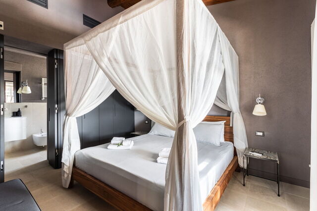 Eines der Schlafzimmer