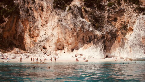 Ein Strand auf Sardinien