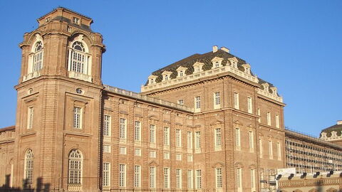 Blick auf La Venaria Reale