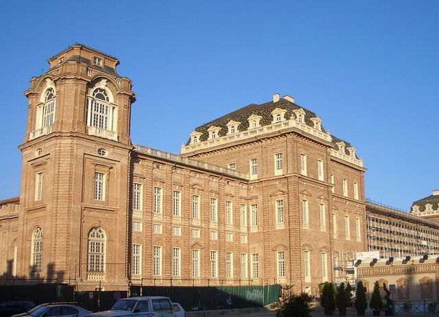 Blick auf La Venaria Reale