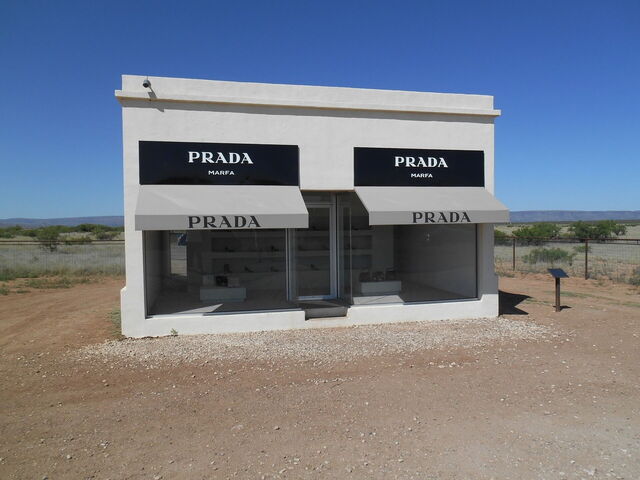 Besondere Prada Laden Installation in Marfa
