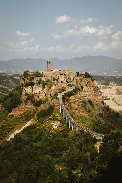 Civita di Bagnoregio, Pfad