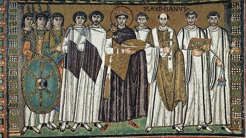 Justinian und Gefolge