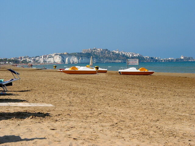 Strand in Vieste