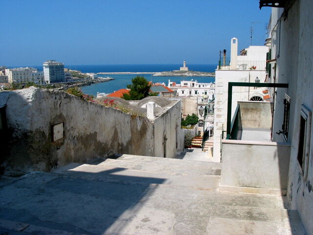 Straßen in Vieste