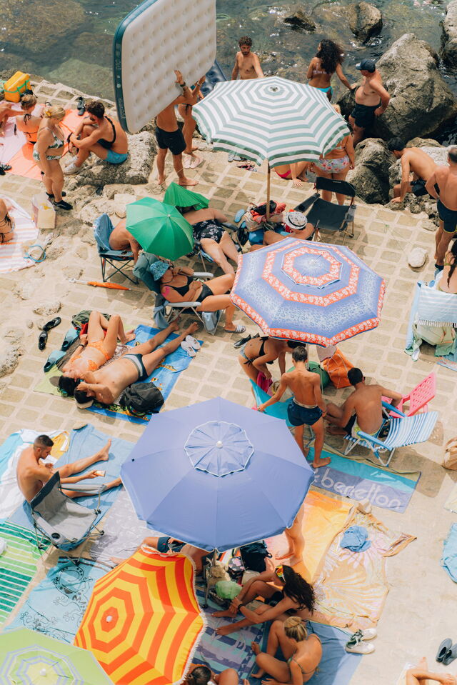 Am Strand in Italien