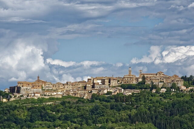 Die Skyline von Montepulciano