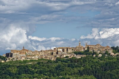 Die Skyline von Montepulciano