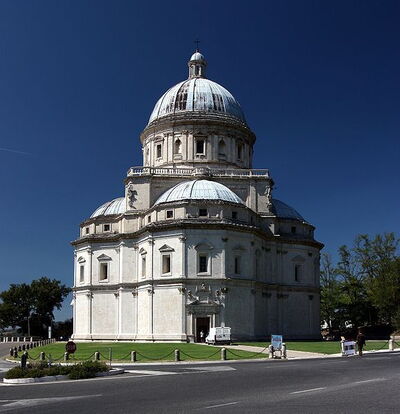 Die Santa Maria della Consolazione Kathedrale in Todi.