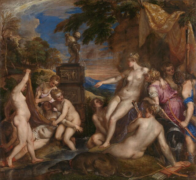 Diana und Callisto, Tizian