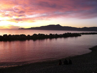 Sonnenuntergang in Portofino