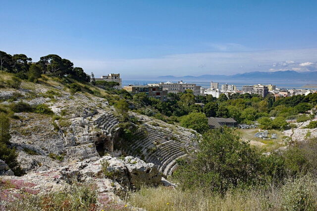 Blick auf Cagliari