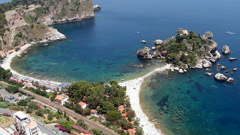 Taormina Gegend von Sizilien