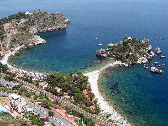 Taormina Gegend von Sizilien