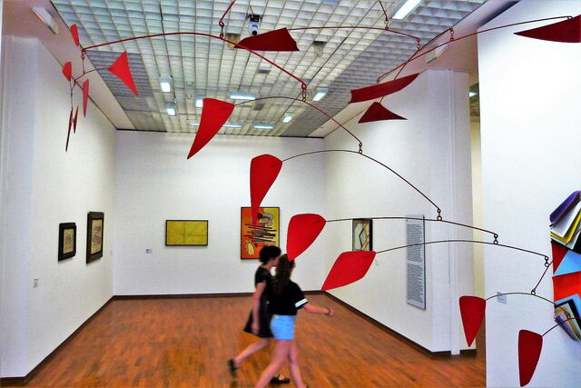 Calder in der Galleria civica d'arte moderna e contemporanea di Torino