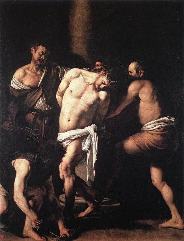 Die Geißelung von Caravaggio, ca. 1607–1608
