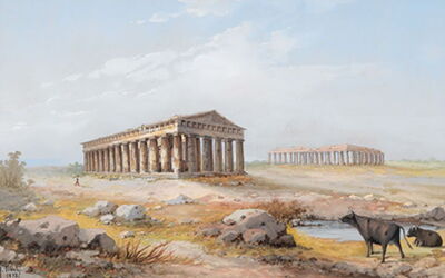 Tempel in Paestum, Y. Gianni, 1898