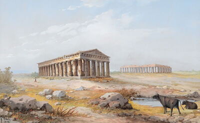 Tempel in Paestum, Y. Gianni, 1898