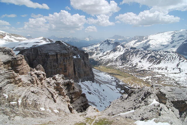 Blick auf die Dolomiten