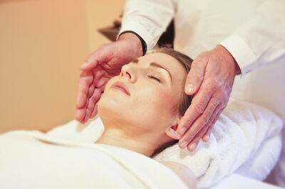 Eine Massage