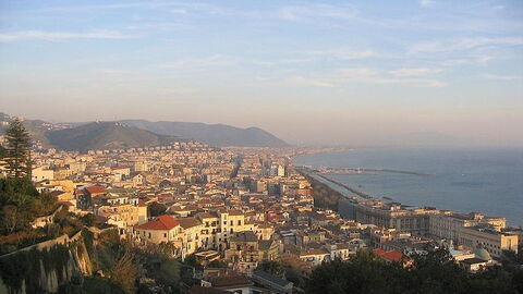 Ansicht der Stadt Salerno
