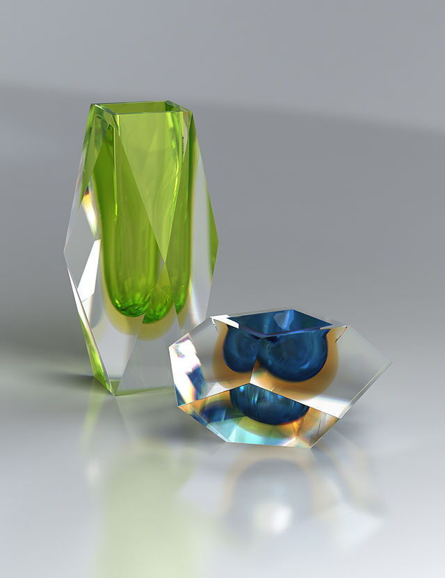 Glas von der Insel Murano