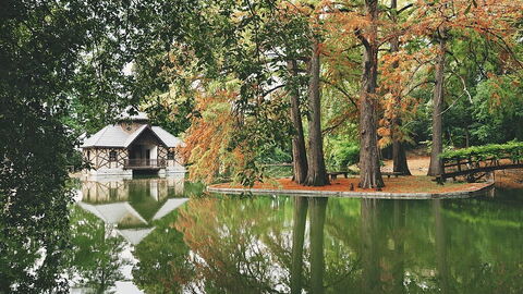 Villa Mosconi Bertani, Gärten