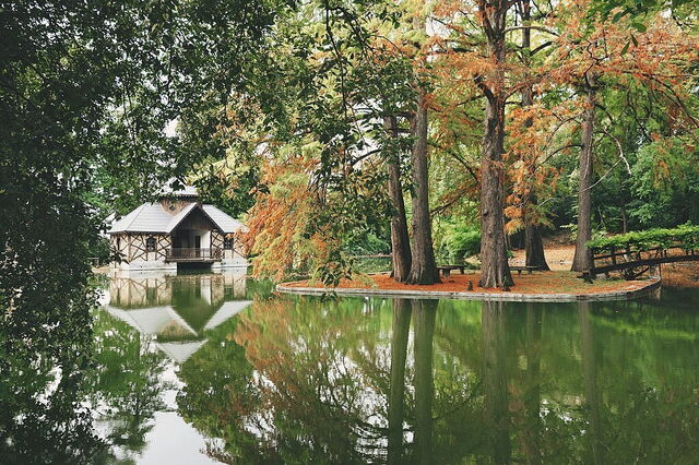 Villa Mosconi Bertani, Gärten