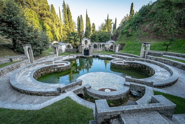 Garten des Vittoriale degli Italiani