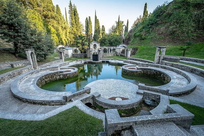 Garten des Vittoriale degli Italiani