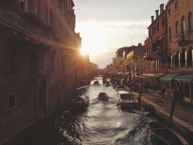 Kanal in Venedig