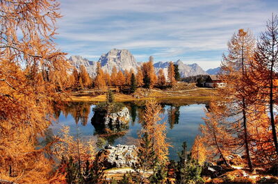 Die Alpen im Herbst
