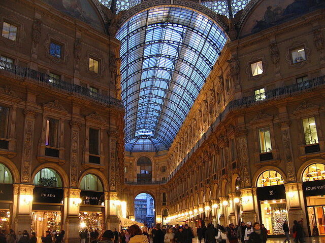 Galleria Vittorio Emanuele II bei Nacht