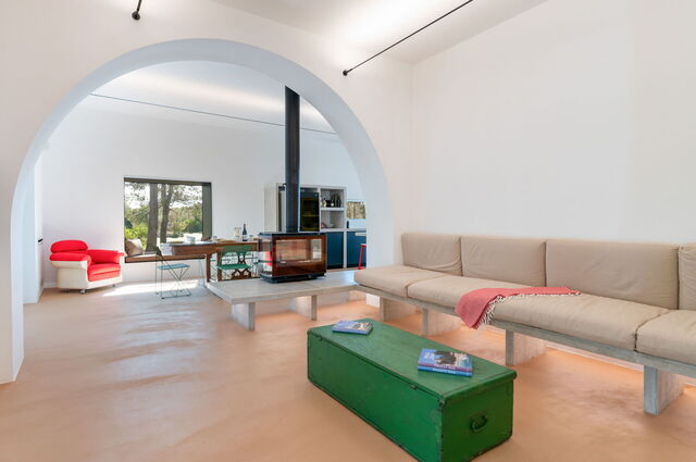 Villa Manè, Wohnzimmer