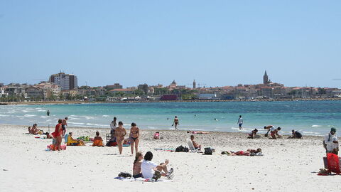 Blick auf Alghero