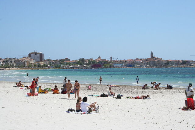 Blick auf Alghero