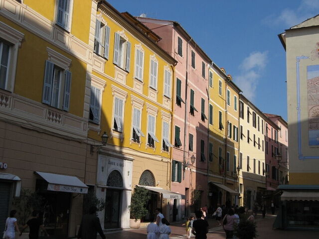 Straßen in Oneglia